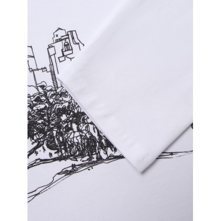 Jumper (Longsliv) Male Minaku: City, White Color, Rr. 48-2