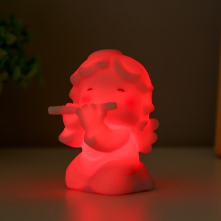 Spinker "Angel with a flute" LED 0.5W white 8.5x4x4x4.5cm Risalux-4