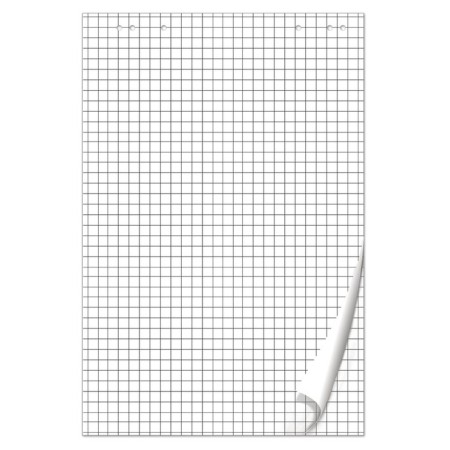Notepad for flipchart, 67.5 x 98 cm, 50 sheets in a cage, 92%, 80 g/m2, calligrata-2
