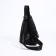 Male sling bag, artificial leather, black color