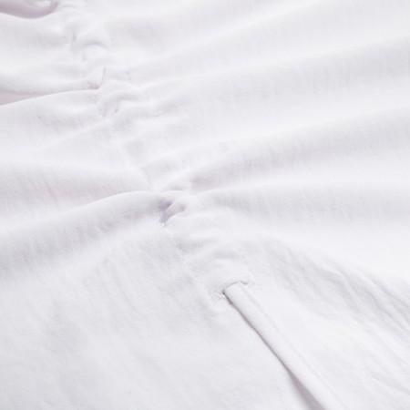 Women's costume (tunic, trousers) minku: casual collection color white, size 58-10