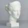 Gypsum figure Diana's head, 20 x 34 x 37 cm