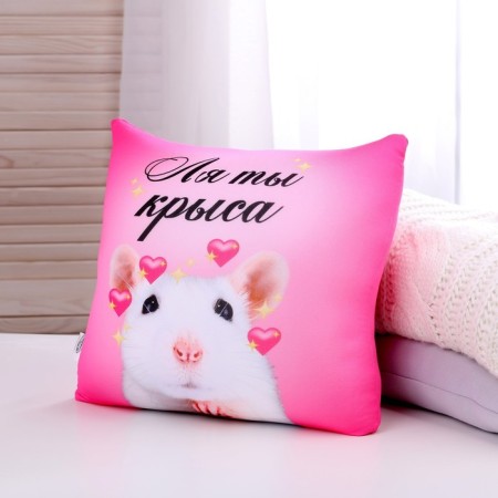 Antistress pillow "La you are a rat"-2