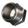 Nippel transition stout SFT-0004-001214, 1/2 "x1/4", external thread, nickelized brass