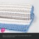 Bathroom rug IDDIS, 50x80 cm, shenill, blue color