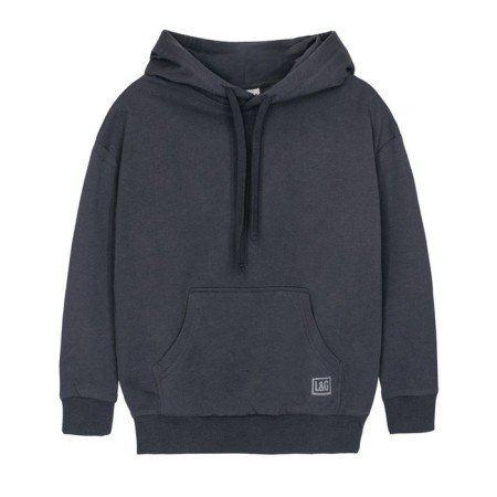 Hudy for the boy Let’s Go, height 158 ​​cm, dark gray color