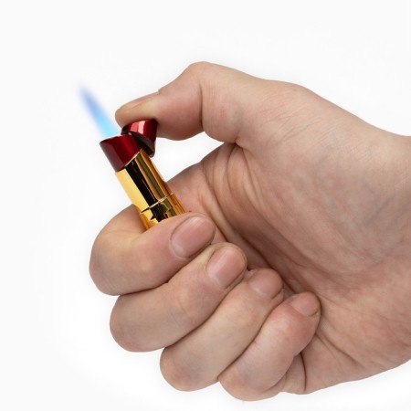 Gas lighter "lipstick", 8.5 x 1.7 cm, black-2