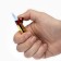 Gas lighter "lipstick", 8.5 x 1.7 cm, black