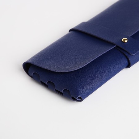 Case for glasses on the clue, the color is blue-2