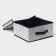 The storage box "Marmalade", 30 × 28 × 15 cm, white color