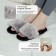 Women's slippers with an open nose size 41-42, the color is gray