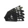 Paper tray Fan Calligrata "Available Office", 5 sections, black