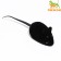 Velvet mouse, 6 cm, black