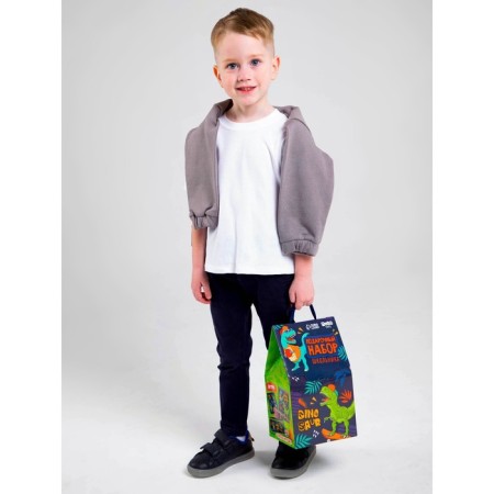 Gift set with a soft toy "dinosaur", 7 items-10