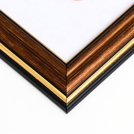 Photo frame 30x40 cm plastic 280 brass (20/360)-2