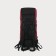 Tourist backpack, TAIF, 90 l, cord department, outer pocket, 2 side nets, black color/cherry
