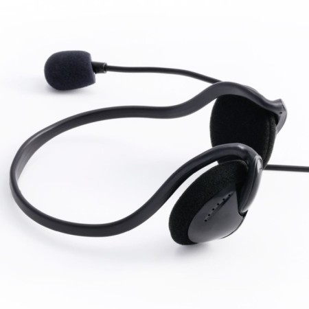 Headphones with Hama NHS-P100 Microphone Black 2m False Cervical Rim (00139920)-1