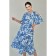 Women's dress, size 60, blue color