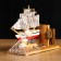 Souvenir ship on a stand, with two pencils 22*7*15cm