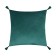 A set of decorative pillowcases Ethel with brushes, green color, 45x45 cm - 2 pcs, polyester, velor