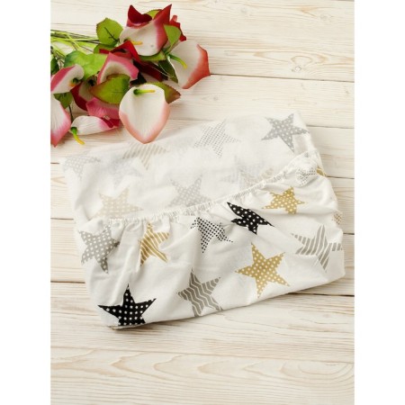 Glass sheet, size 75 × 75 × 12 cm, calico, patchwork star print-1