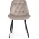 Chair on the Grass -Karkas Goyar Metal/velor, black/beige 51x61x82 cm