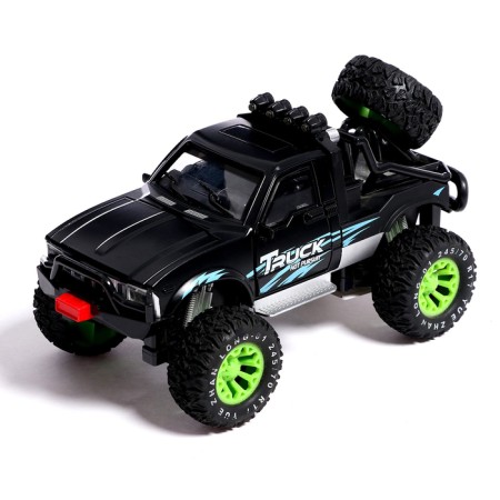 Metal “jeep” machine, doors, hood, inertia, mix are opened-4