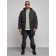 Extensive male winter park, size 58, black color