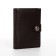 Male purse on Magnet, 3 in 1, for bills, auto documents and passports, brown color