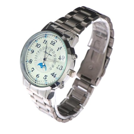 Men's wristwaters male clock, discrete move, strap 8 x 10 x 2 cm, d-4.2 cm-1