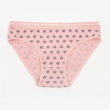 Panties female slips, pink color, rr 42-44