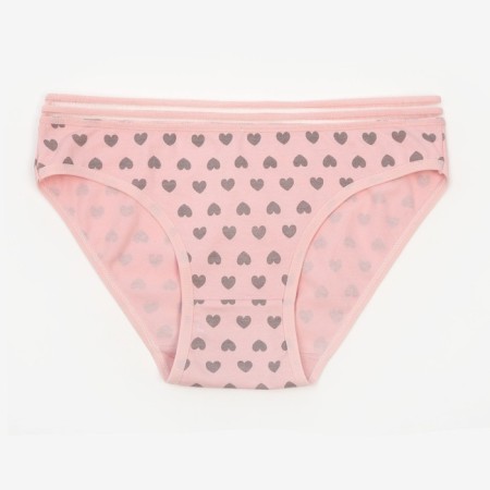 Panties female slips, pink color, rr 42-44
