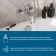 Santek Nyra bath mixer, short surplus, with accessories, chrome