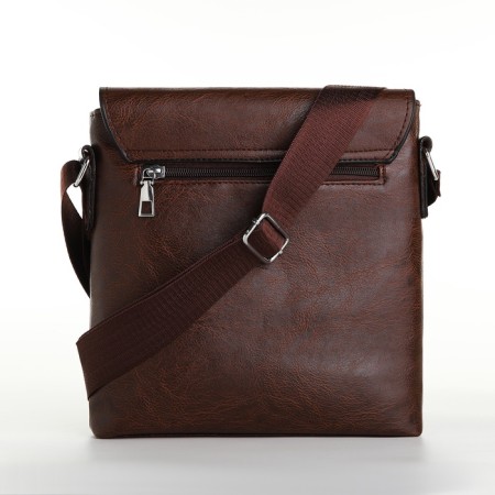 Male bag, brown color-3