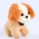 Set with a soft toy "Dog", 8 items