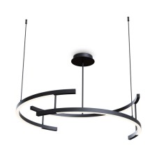 Suspension lamp Maytoni Mod016PL-L52BK, LED, 3x45 W, 830x830x850 mm, 1700 lm, black