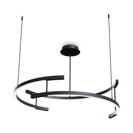 Suspension lamp Maytoni Mod016PL-L52BK, LED, 3x45 W, 830x830x850 mm, 1700 lm, black
