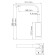 Kitchen mixer Wasserkraft ABENS 2007, single -leaf, pour length 155 mm, black