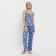 Female pajamas (T -shirt, pants) Indigo color, size 46