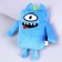 Soft toy "Monster", blue