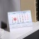 Calendar desktop house with a cursor "Silver" Silver 2025, 16 x 10.5 cm