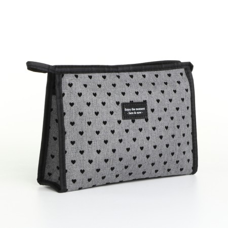 Lightning cosmetic bag, gray color