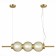 Suspension lamp ST LUCE. SL1155.313.03. Marena. 3x40 watts, E14, 83x16.5 cm, brass color