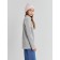 Turtleneck children's minku, color gray-melange, height 104 cm