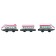 Toy train "My city", 2 locomotives and passenger car, on batteries