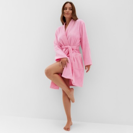 Troubleshoot bathrobe. Girl Power Rr 46-48, pink-5