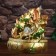 The desktop fountain from the network, the backlight "Golden Karpa" 31x29.5x20 cm