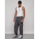 Sports male pants, size 48, gray color