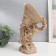 Souvenir Polystone Bust "Pirate in a hat with a dagger" Sand 13x18x32 cm