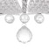 Chandelier 55728/400 CR chrome 4x40W E14 LED PDU 40x40x21cm